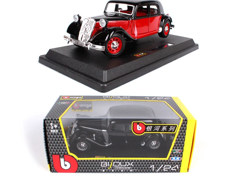 Maisto Bburago 1:24 1952 Citroen T.A 15CV ретро классический автомобиль литая под давлением модель автомобиля игрушка с оригинальной коробкой