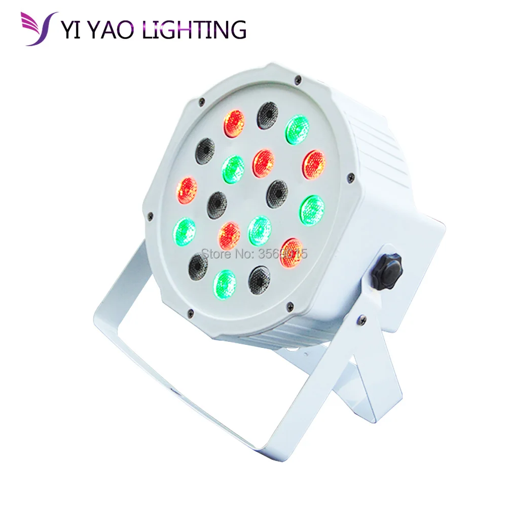 18x3 Вт Lyre RGB моющийся светодиодный плоский PAR Uplighting по звуку управление DMX