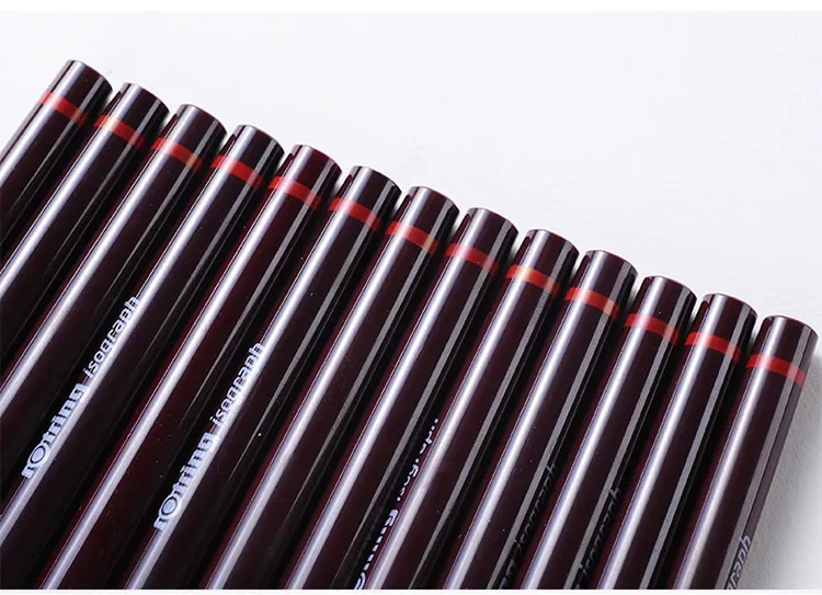 Rotring пористая ручка изограф заправленные чернила ручка для рисования 0,1 мм-1,0 мм Игла крюк линия ручка 1 шт
