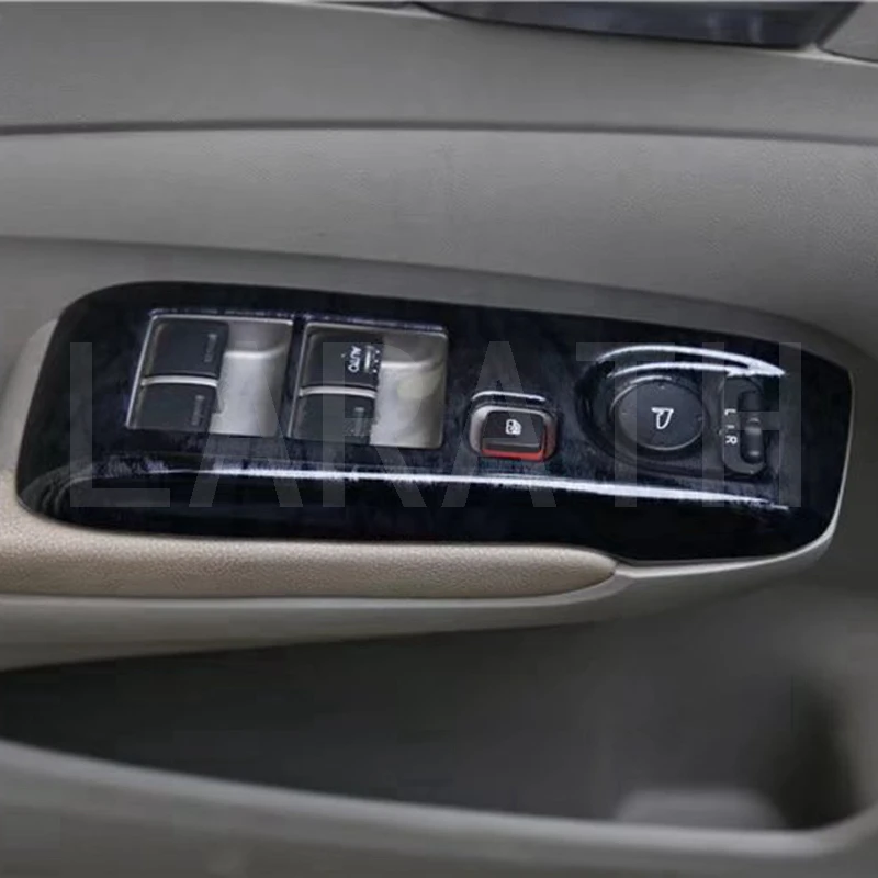 Для Honda City 2008-2012 карбоновое волокно LHD дверное окно стеклянная панель подлокотник лифт для кнопки переключателя крышка литья автомобиля Стайлинг 4 шт