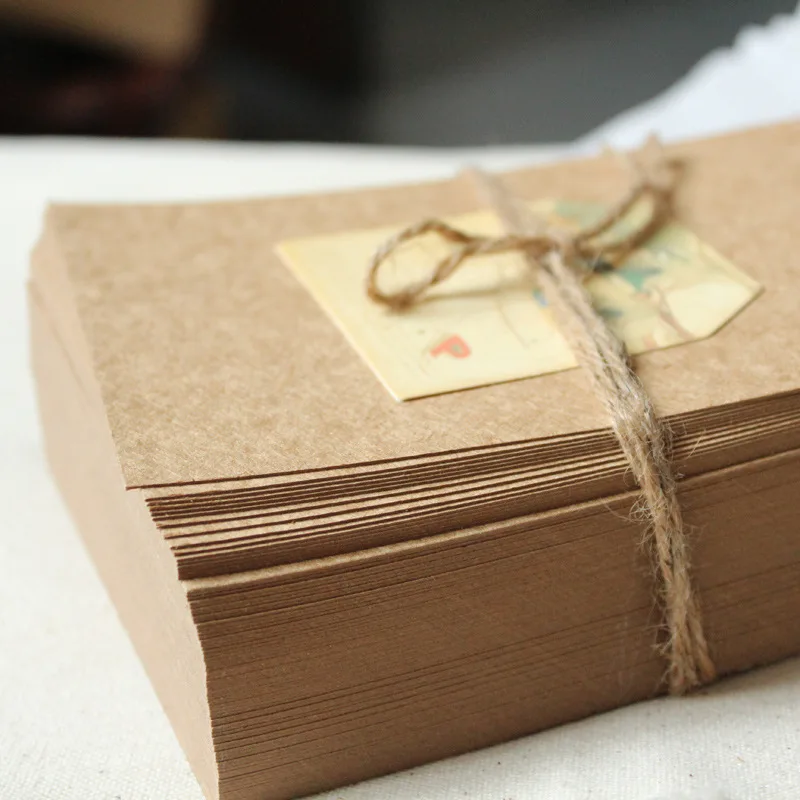 350gsm открытка для сообщений бумажная пустая крафт-открытка ручной рисунок DIY граффити ретроспект для украшения праздника, дня рождения, свадьбы