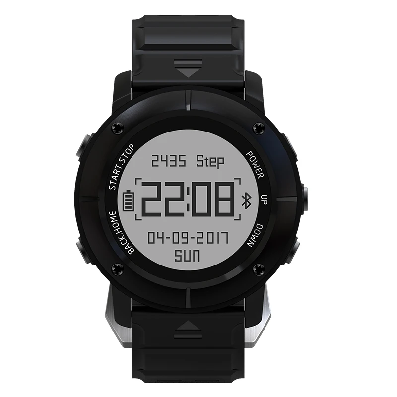 EXRIZU UW80 уличные спортивные gps навигационные Смарт-часы пульсометр Bluetooth Smartwatch фитнес-трекер компас альтиметр