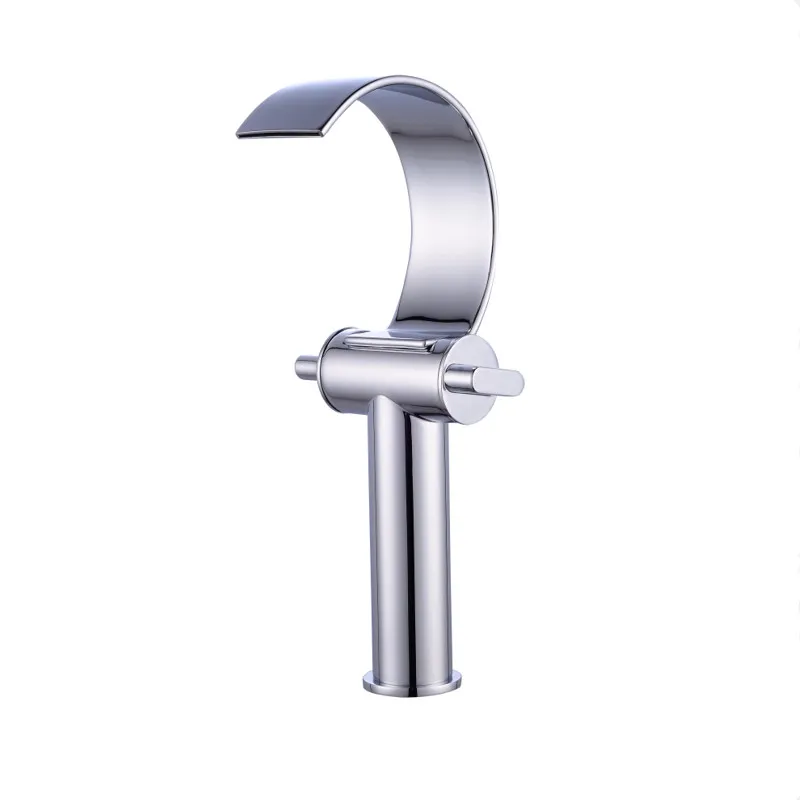 Латунный смеситель Водопад для ванной комнаты кран раковины на раковину