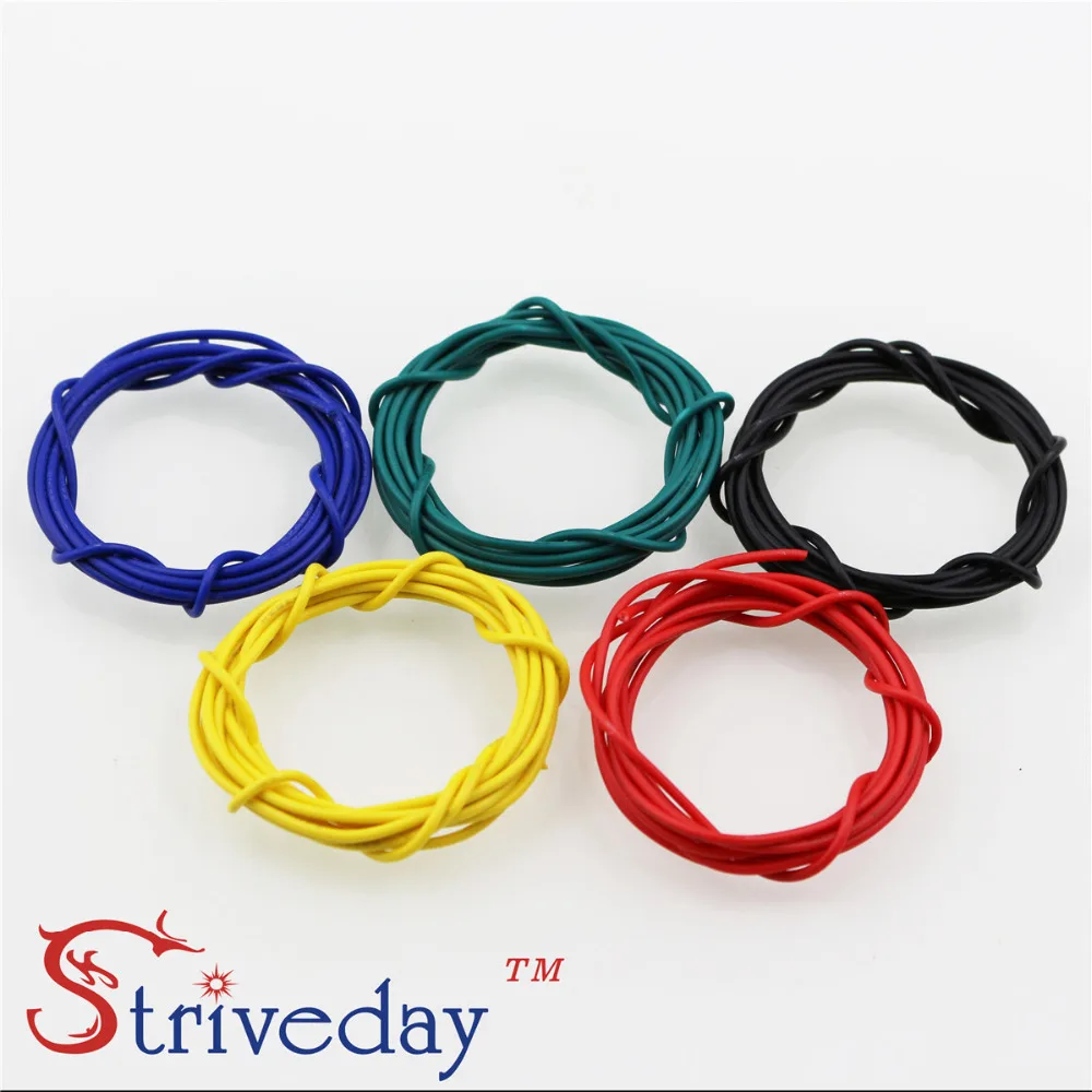 

5 meters 16.4 ft UL 1007 28 AWG 10 colors Can choose Cable Tinned copper Wire DIY Electronic wire