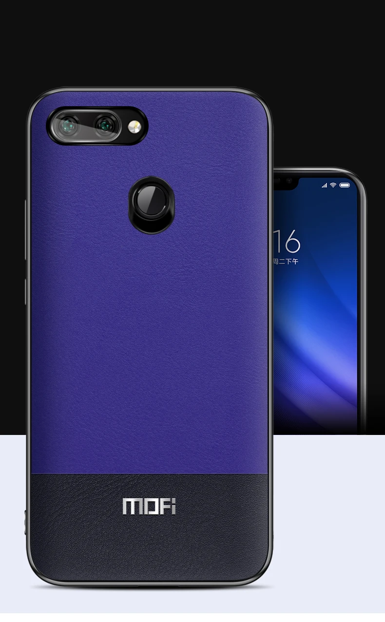 Чехол для xiaomi mi 8, Жесткий Чехол для задней панели Mofi, комбинированный контрастный чехол для xiaomi mi 8 lite, чехол для xiaomi mi 8 lite