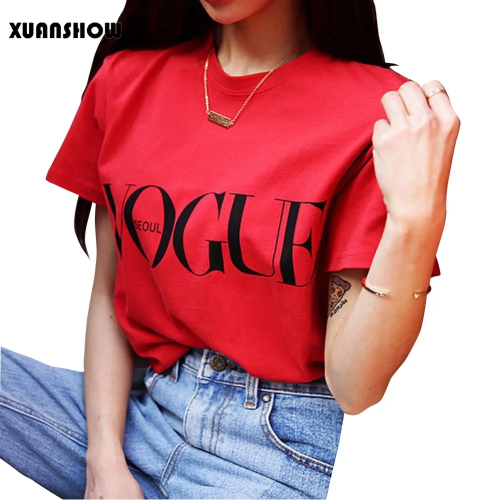 Новое поступление модные летние женские топы XUANSHOW футболки с короткими рукавами