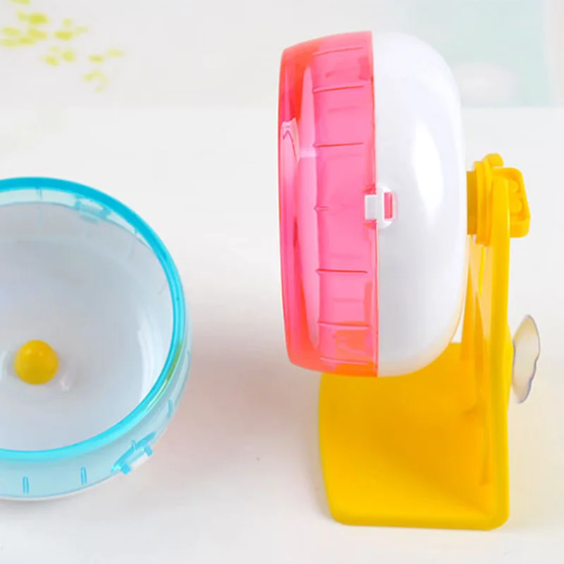 Бесшумный хомяк шиншилловая стойка с колесом для упражнений маленький животных