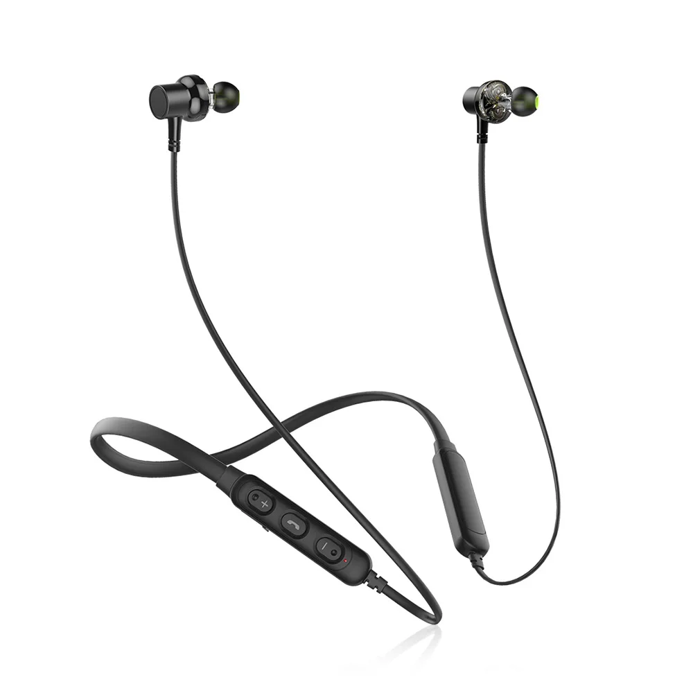 Awei G20BL двойные драйверы беспроводные Bluetooth наушники шейные спортивные Hands Free Call