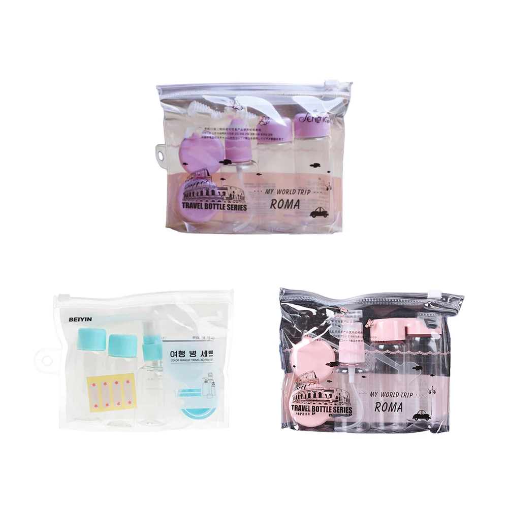 Новый 7 шт./компл. полезные путешествия Ванная комната для хранения косметики