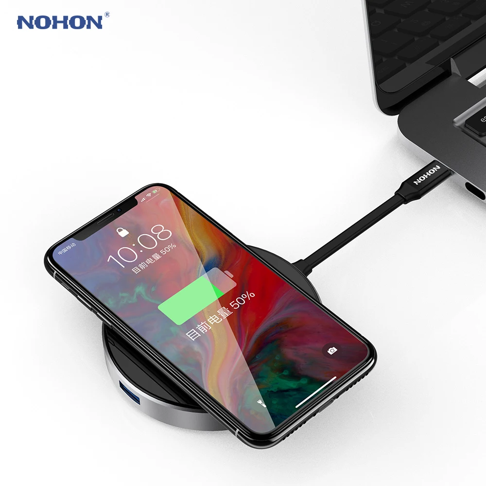 USB концентратор NOHON с портом Type C на HDMI 3 0|USB-хабы| |