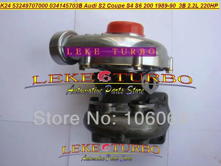 Турбокомпрессор K24 53249707000 53249887000 034145703B для Audi 80 S2 S4 S6 200 купе quattro 3B AAN ABY 2.2L