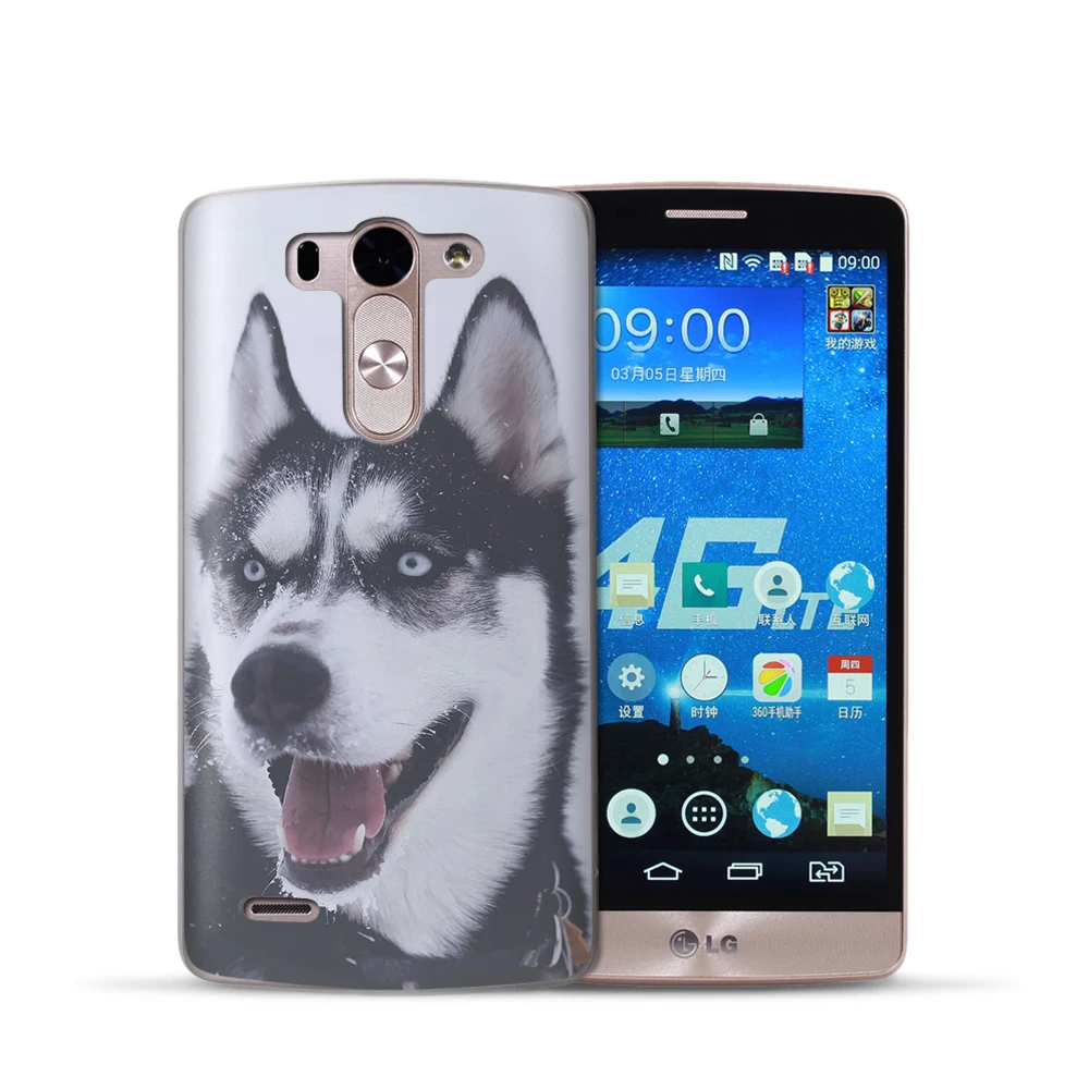 Модный чехол с милыми Собаками Для LG Q6 G6 X Power 2 Screen G4 G5 Q8 K7 K8 K10 2017 мягкие силиконовые
