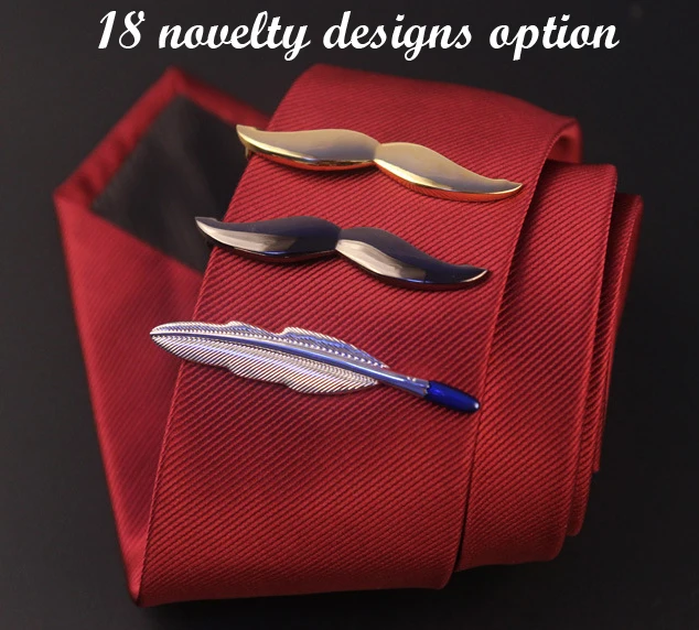 Бесплатная доставка мужские Модные Зажимы для галстука в форме бороды 18