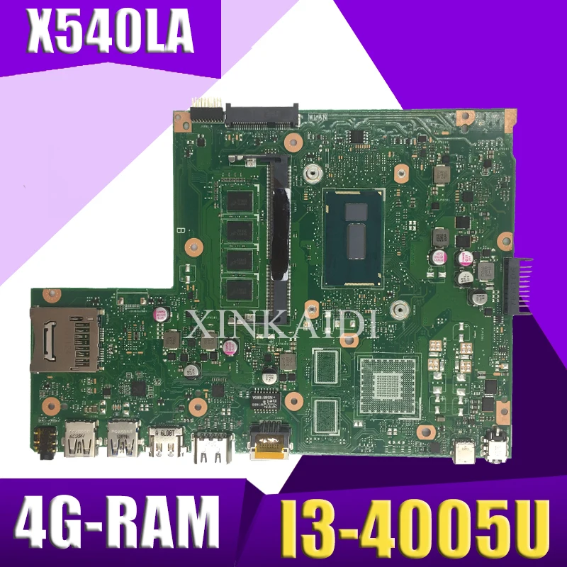 Материнская плата XinKaidi X540LA для ноутбука ASUS X540LJ X540L F540L X540 протестированная