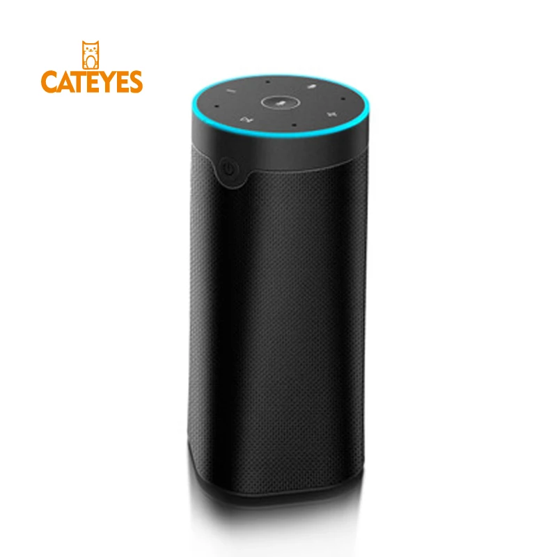Смарт-динамик Wifi Bluetooth Голосовое управление Alexa AI с улучшенным звуком ABS + материал