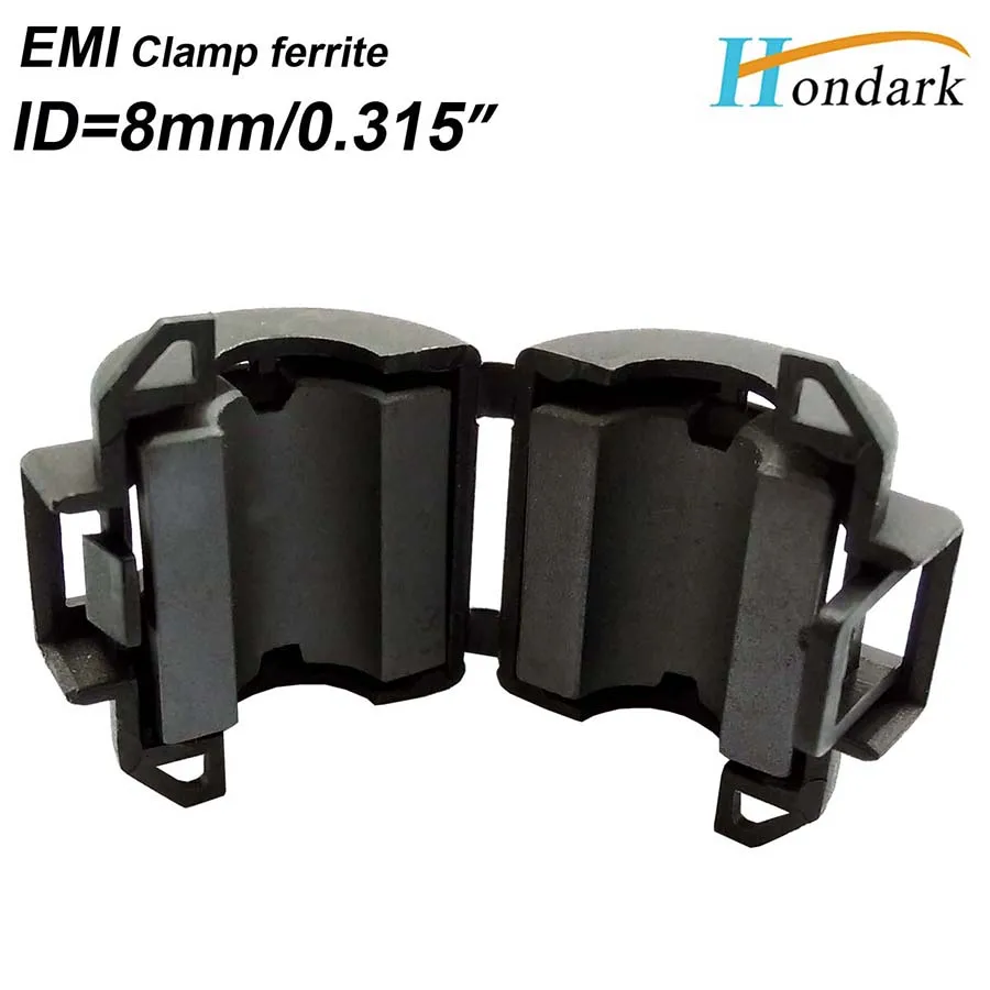 Внутренние ферритовые зажимы 8 мм 0 31 дюйма кабель с проводами 16x16x8 шумовой фильтр
