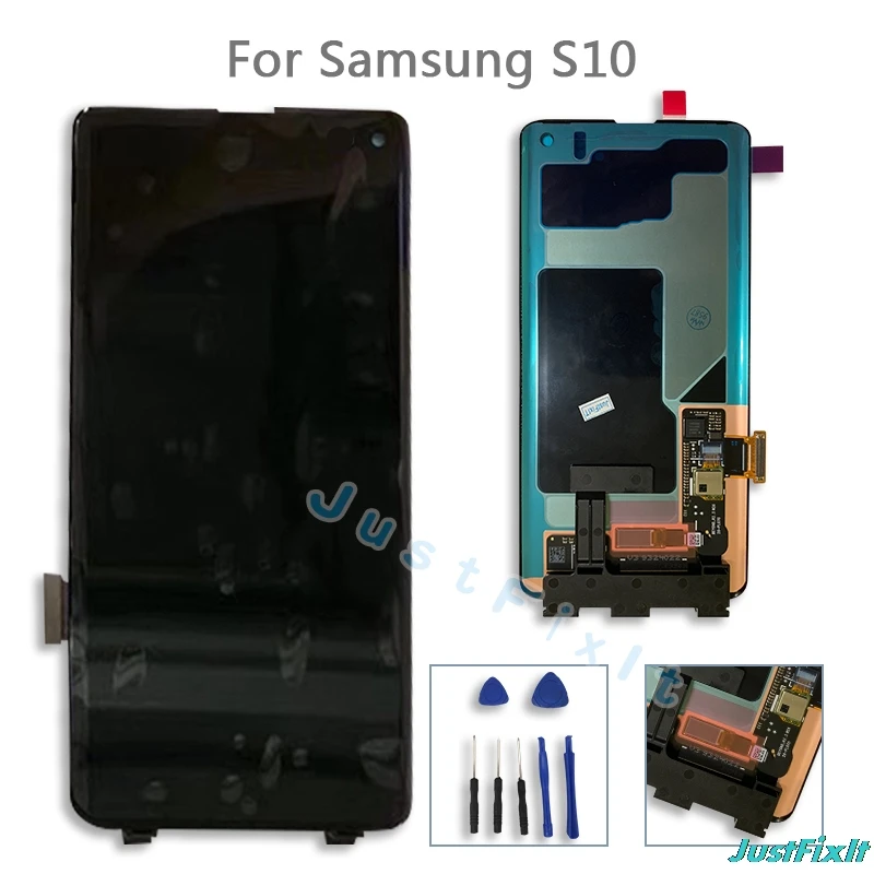 Super AMOLED для Samsung Galaxy S10 2019 G9750 ЖК дисплей сенсорный экран дигитайзер Plus +