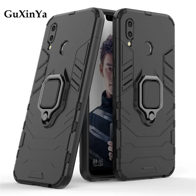 Чехол для телефона Guxinya Huawei Honor Play задняя крышка роскошная броня с магнитным