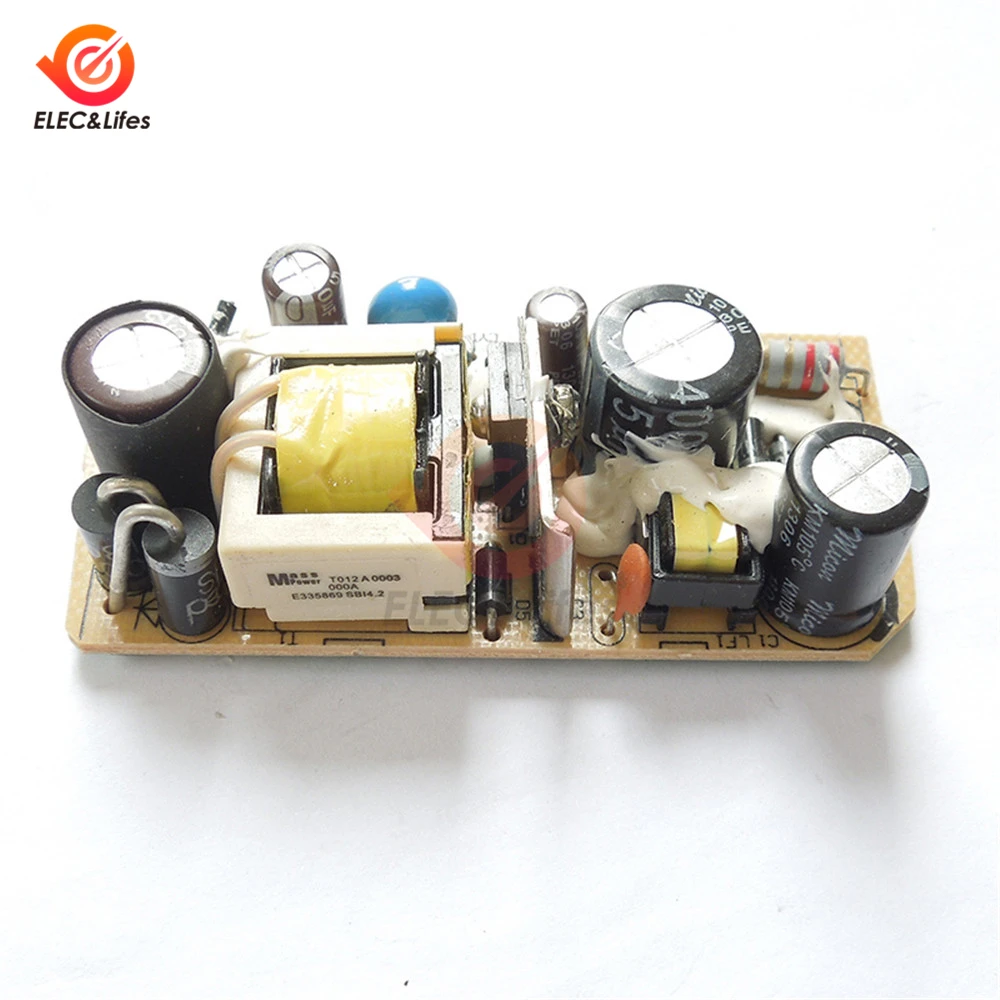 AC-DC трансформатор 12V 1A переключение Питание модуль 100-240V 50/60Hz электронный DIY PCB несмонтированная плата зарядного устройства с Напряжение Регулятор модуль