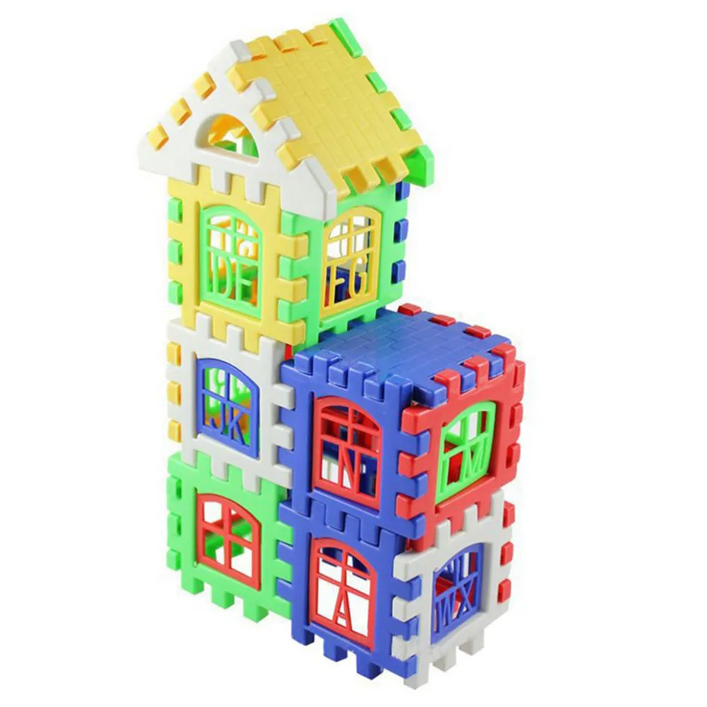 1SET = 24PCS Baby Children Kids Construction Educational Learning House Building Brain Developmental Game Blocks Toy Set | Игрушки и