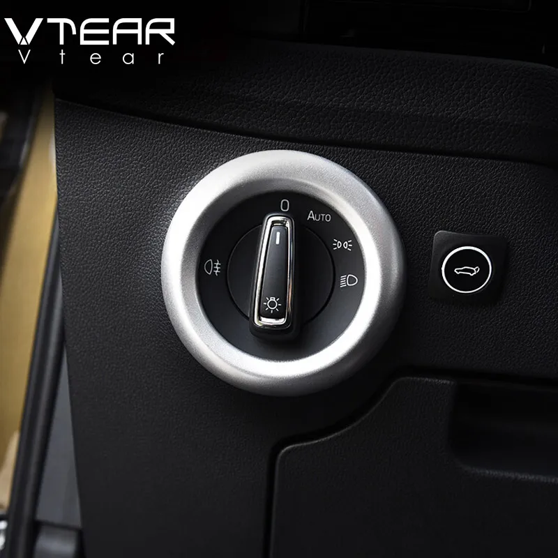 Vtear для Шкода Кадиак Skoda Kodiaq шкода кодиак аксессуары переключатель фар крышка