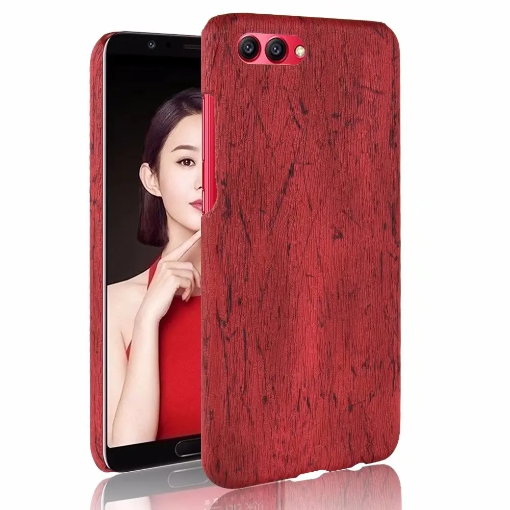 Abhoriz чехол для huawei honor V10 Ultra Slim дерева кожи жесткий корпус телефона |