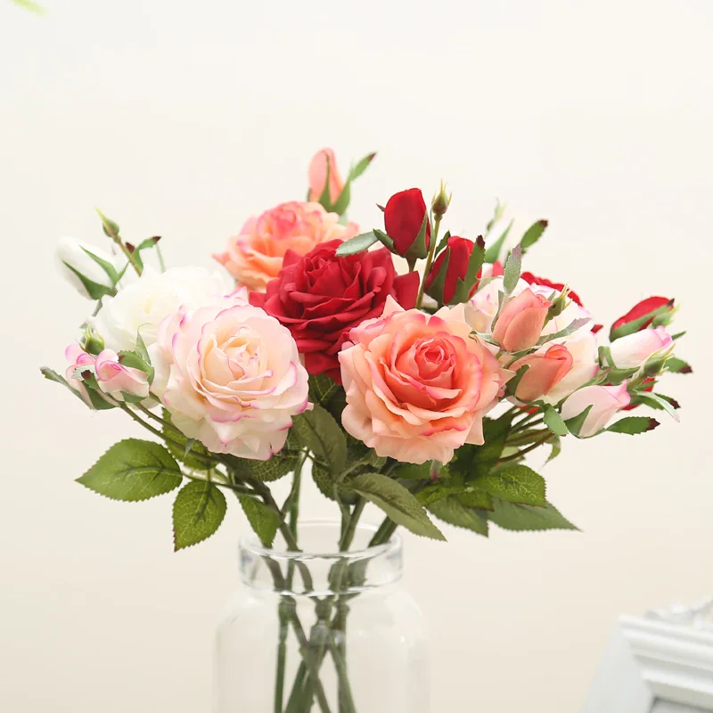 Моделирование высокое качество розовый цвет ветка искусственные реальные на