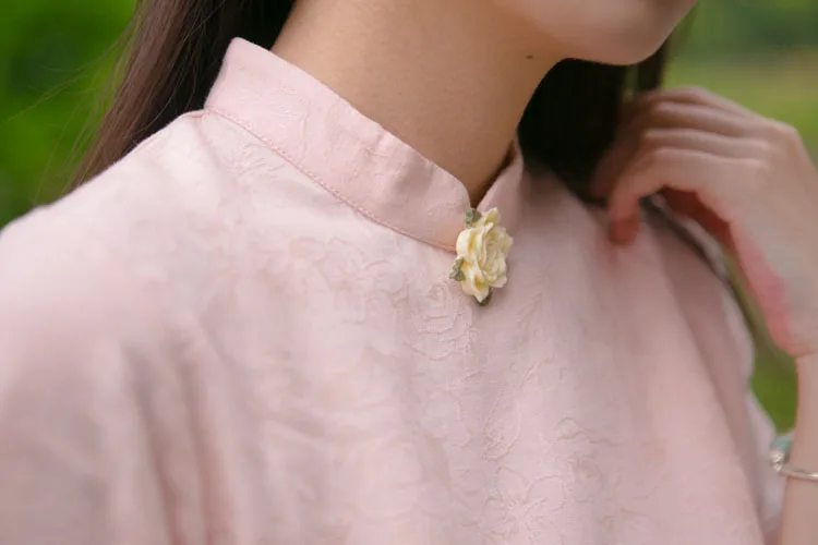 Женское винтажное платье Ципао Ласточка в зеленом повседневное облегающее мини