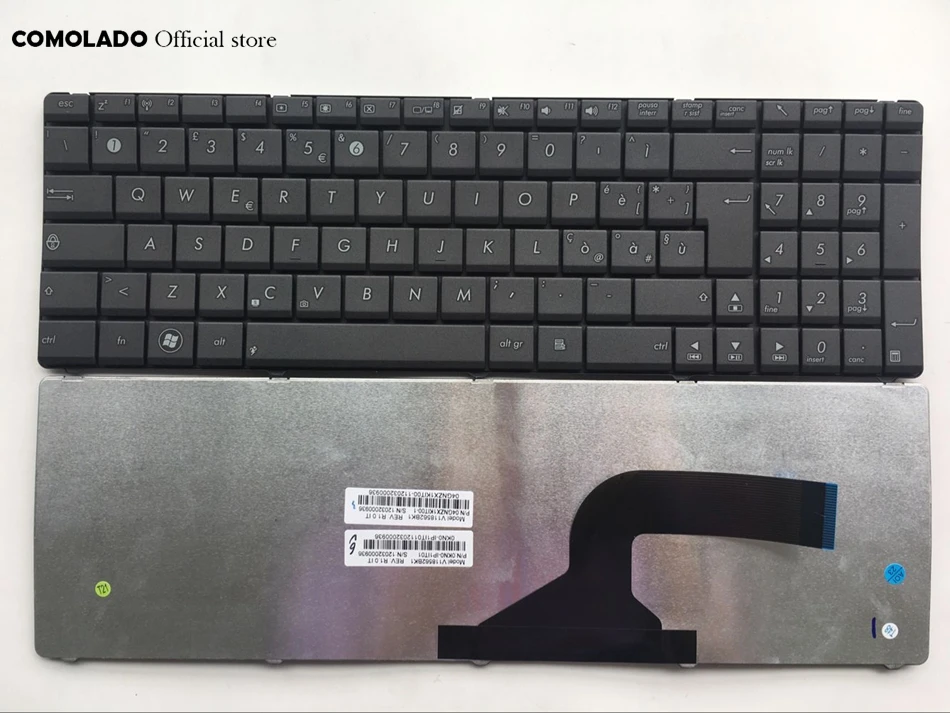 Это итальянская клавиатура для ASUS N53 K54C K54L K54LY X54C X54L X54LY K55D K55N N53T IT Layout|Клавиатуры