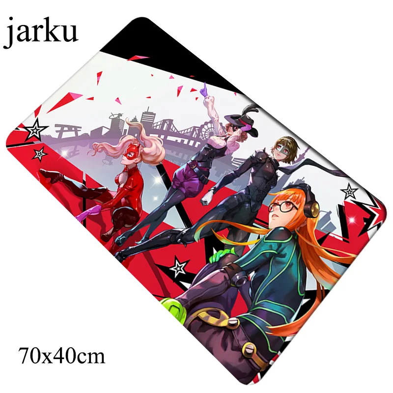 Size 700x400x2mm Persona 5 Коврик для мыши геймер милый 700x400x2 мм notbook коврик для мыши игровой коврик для мыши Большой объемный рисунок коврик для мыши стол для компьютера коврик для мыши - Цвет: Size 700x400x2mm