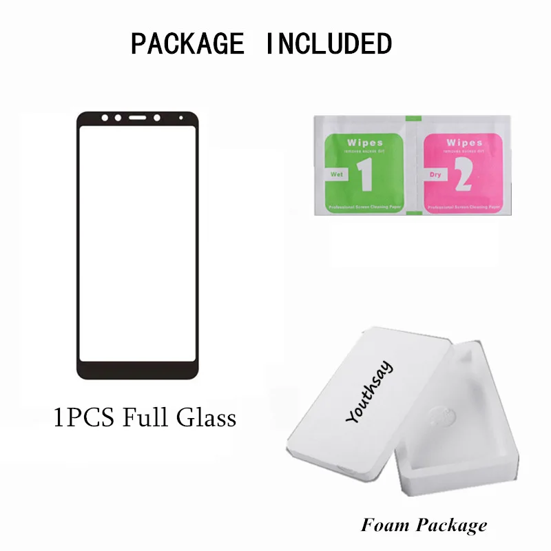 Protector de pantalla de vidrio para Huawei Mate 10 Lite, pel&iacute;cula de cobertura de pegamento completo 2.5D, cristal para Mate 10 Lite-5