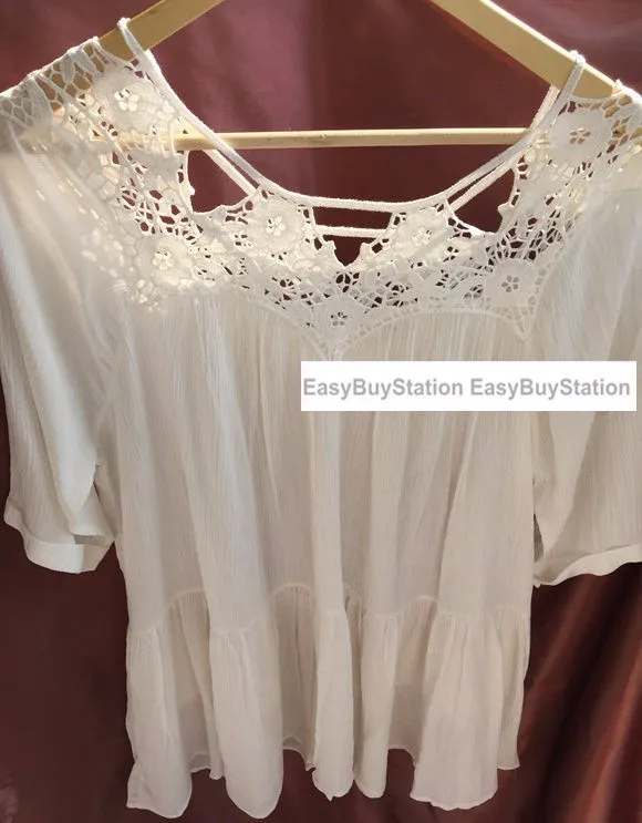 2018 летнее платье женское бикини купальник кружевное открытое покрытие белый