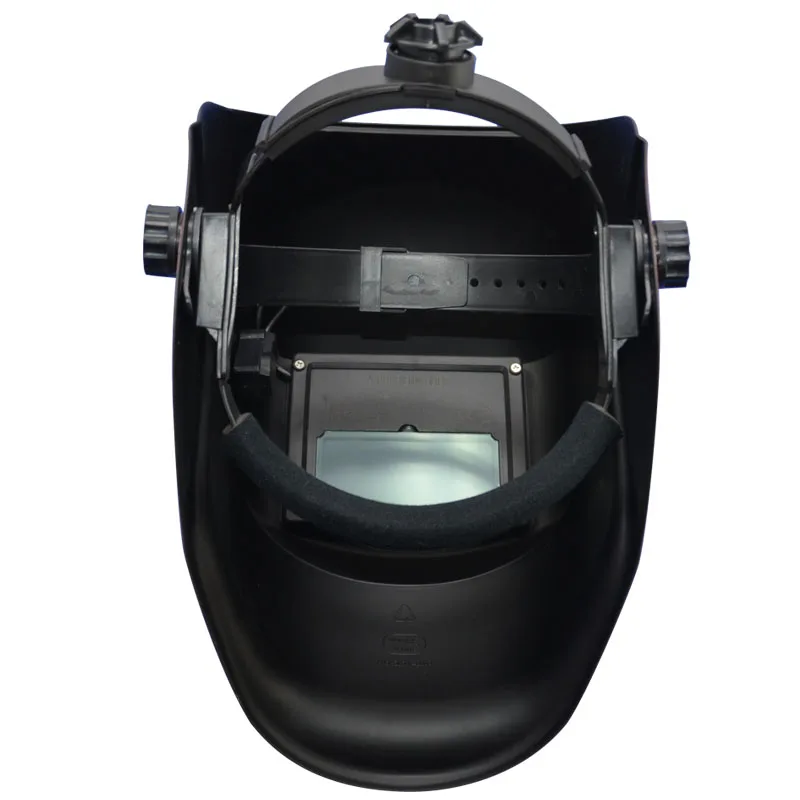 

Auto Darkening Welding Helmet with glass and gloves solar and battery all red welding mask face factory price HS03(2200DE)GY