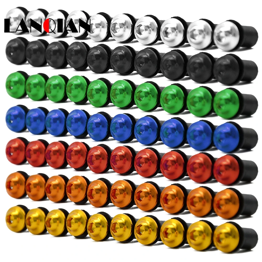 

For SUZUKI GSX-R600 GSX-R750 GSX-R1000 GSX-R1300 GSXR130010pcs Motorcycle Windscreen Windshield Bolts Screw
