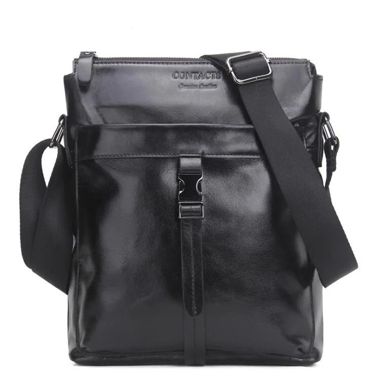 Модные Для мужчин сумка из натуральной кожи одного плеча кожа |