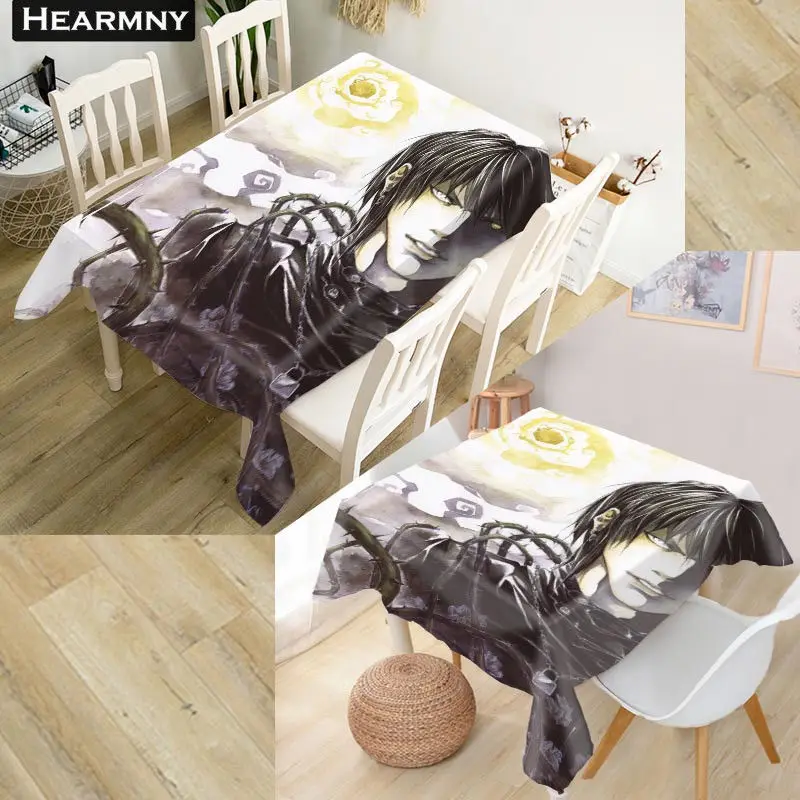 Скатерть Death Note на заказ водонепроницаемая плотная прямоугольная Свадебная