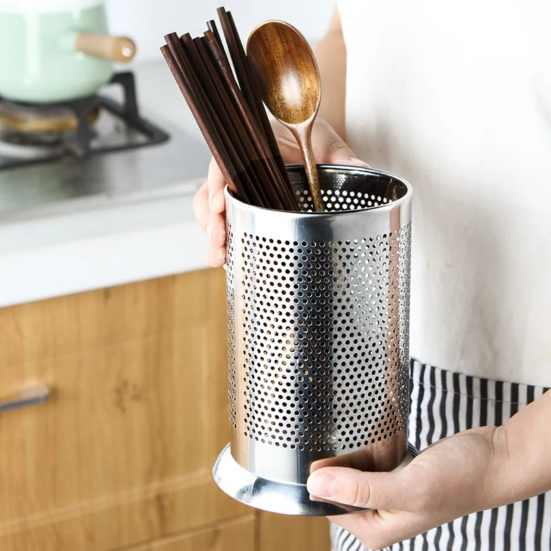 Корейский столовые ложки Палочки китайские Вилы держатель Контейнер для