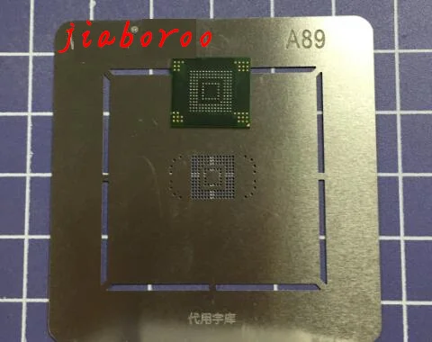 Флэш память eMMC с встроенной прошивкой для Samsung I9192 S4 mini (две SIM карты) 1 шт. трафарет