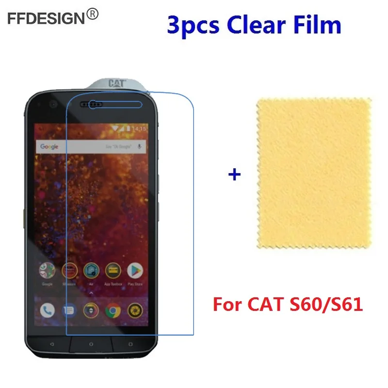 3 шт. Защитная пленка для ЖК экрана Cat S60 S61|Защитные стёкла и плёнки телефонов| |