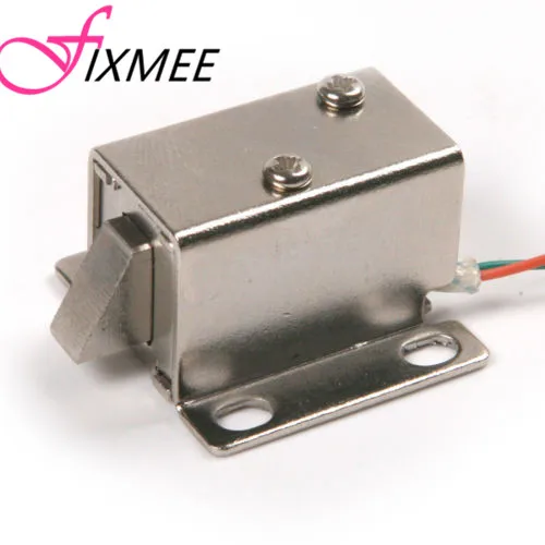 Fixmee DC 12V Дверь шкафа Электрический замок в сборе защелка соленоида | Обустройство