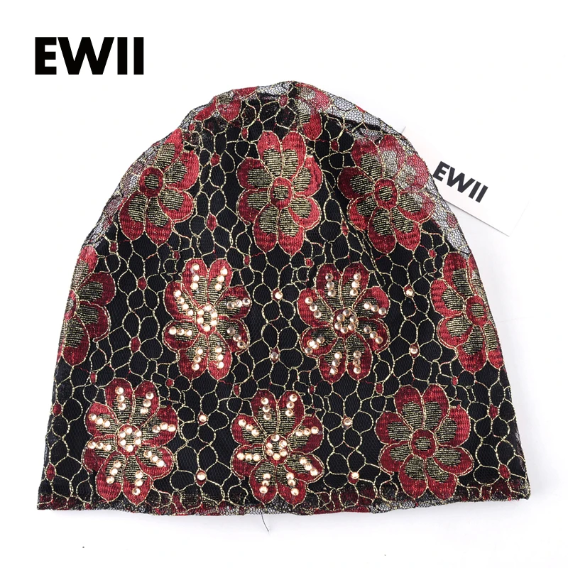 Весенняя и Осенняя шапочка-бини шапки для женщин кепка skullies casquette feminino Цветочная