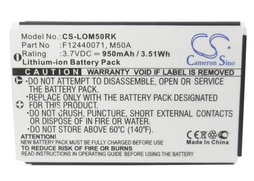 Аккумулятор Cameron Sino с завода GPS для LOGITECH diNovo Edge Mini Y RAY81|gps battery|battery for gpslogitech battery |