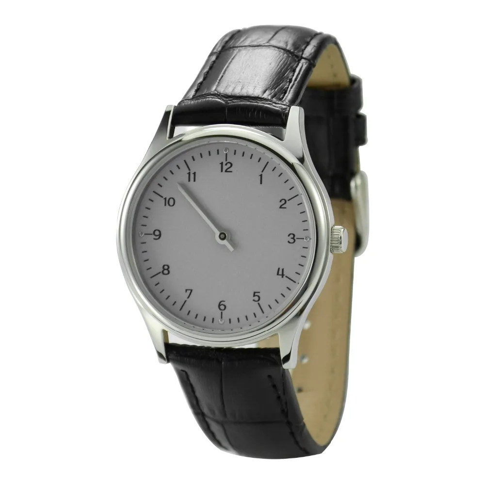 Часы Slow Time с серым циферблатом унисекс часы мужские женские Бесплатная
