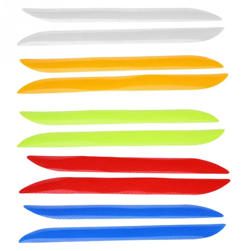 2 шт. авто Стайлинг самоклеющиеся световые светоотражающие наклейки