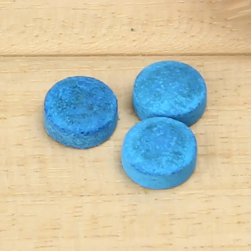 50pcs 12mm Blue Billiard Snooker Cue Tips Pool Cue Tips Hardness in M Cue Stick Accessories 12mm