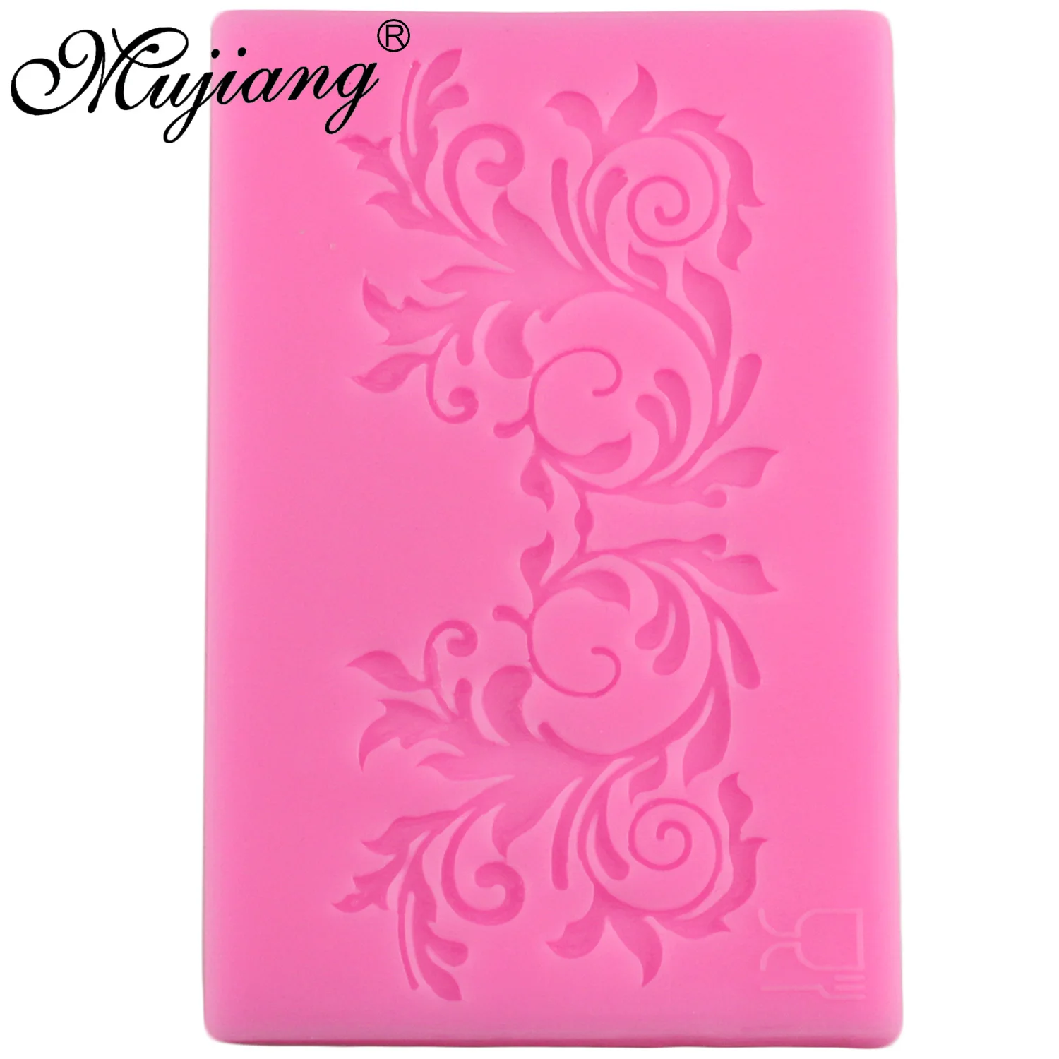 Mujiang кружевная лоза силиконовые формы для выпечки кухни конфет шоколада листьев