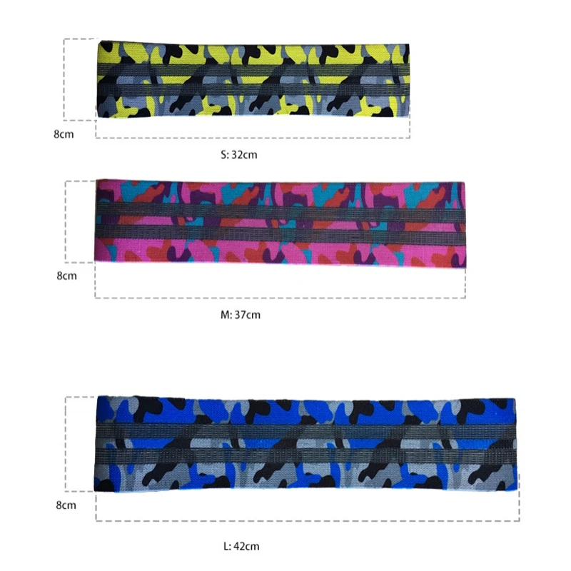 Хлопковая эластичная лента для бедер тренировок фитнеса петля ног и ягодиц