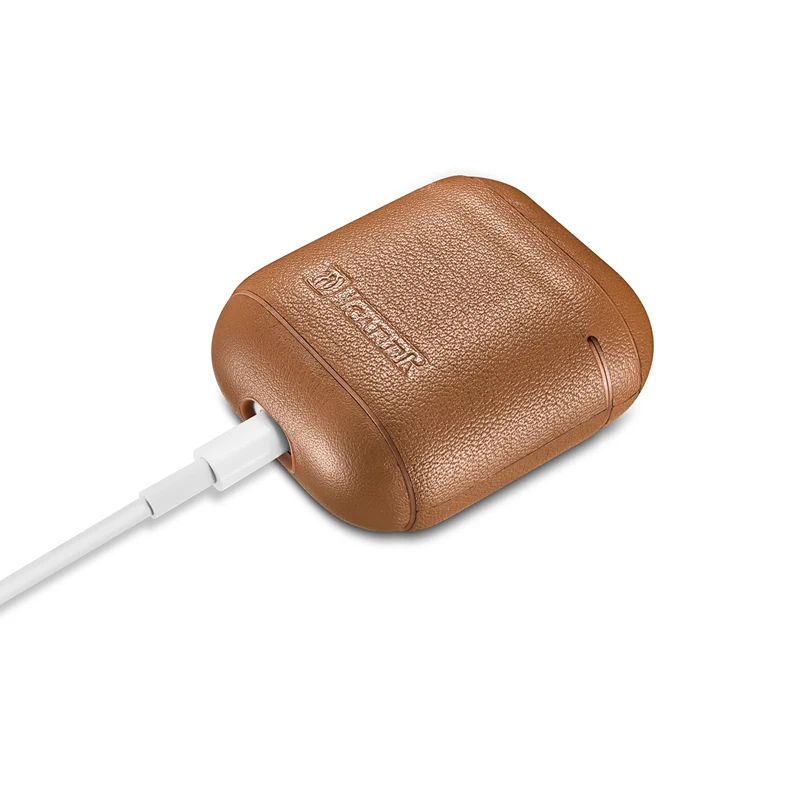 Чехол для наушников Apple Airpods натуральная кожа чехол аксессуары защитный