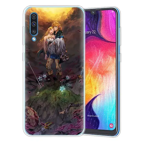04 Из игры «Легенда о Зельде силиконовые чехлы для samsung Galaxy A10 A30 A40 A50 A70 A6 A7 A8+ A9 M30 M50 мягкий термополиуретановый чехол для мобильного телефона чехлы - Цвет: 04