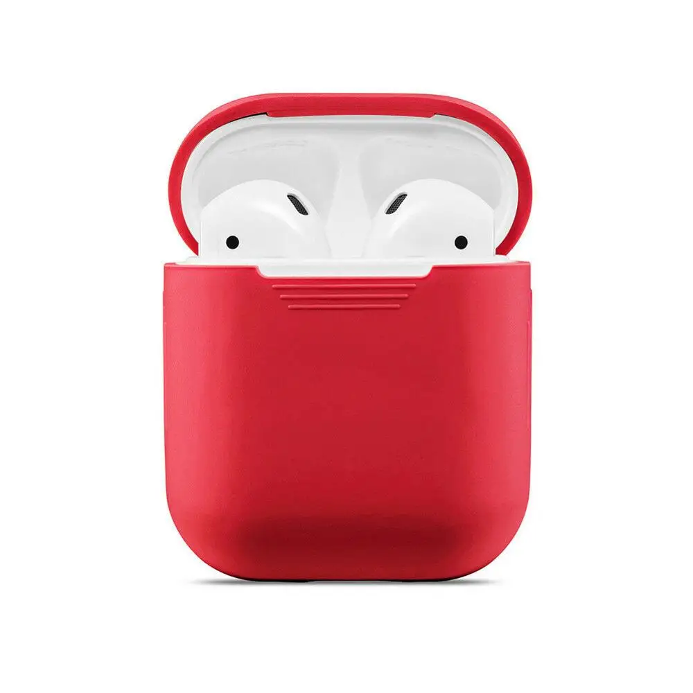 1 шт. силиконовый чехол для наушников Apple|Аксессуары наушников| |